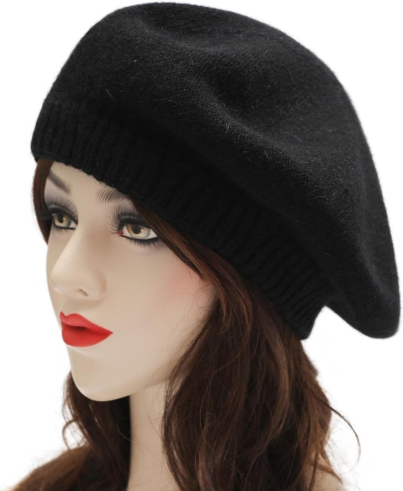 ZLYC French Beret Hat Fashion Print Lightweight Winter Warm Artist Hat for Women - Image 2